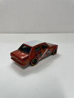 *Loose* Hot Wheels 1/64 Datsun Bluebird 510 n71 Orange & White