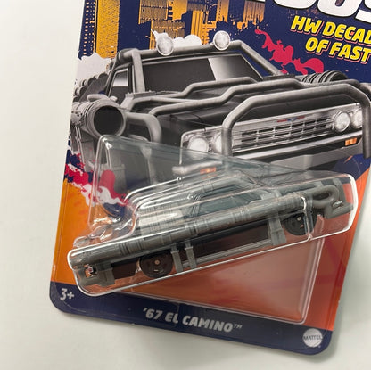 Hot Wheels 1/64 Fast And Furious HW Decades Of Fast ‘67 El Camino Black