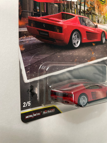 Hot Wheels 1/64 Car Culture Modern Classics 2026 Mix S Ferrari Testarossa Red - JKF00
