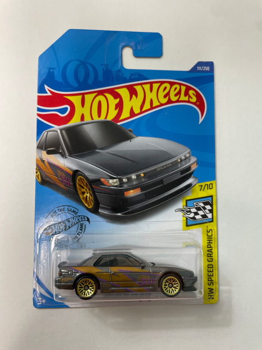 Hot Wheels 1/64 Nissan Silvia (S13) Grey