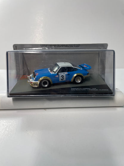 Altaya 1/43 Porsche 911 Carrera 1978 #3 Blue & White