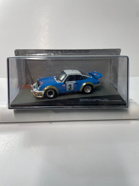 Altaya 1/43 Porsche 911 Carrera 1978 #3 Blue & White