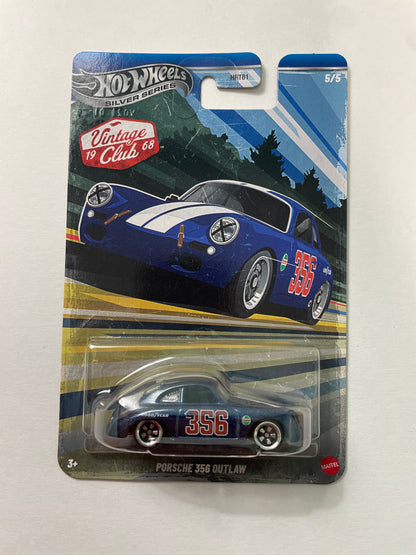 Hot Wheels 1/64 Silver Series Vintage Club 1968 Porsche 356 Outlaw Blue - JKY28