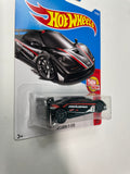 Hot Wheels 1/64 McLaren F1 GTR Black - Damaged Card