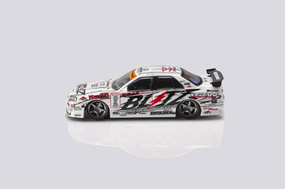 Mortal Model 1/64 Blitz Ken Nomura D1 Nissan Skyline  ER34 2007 White