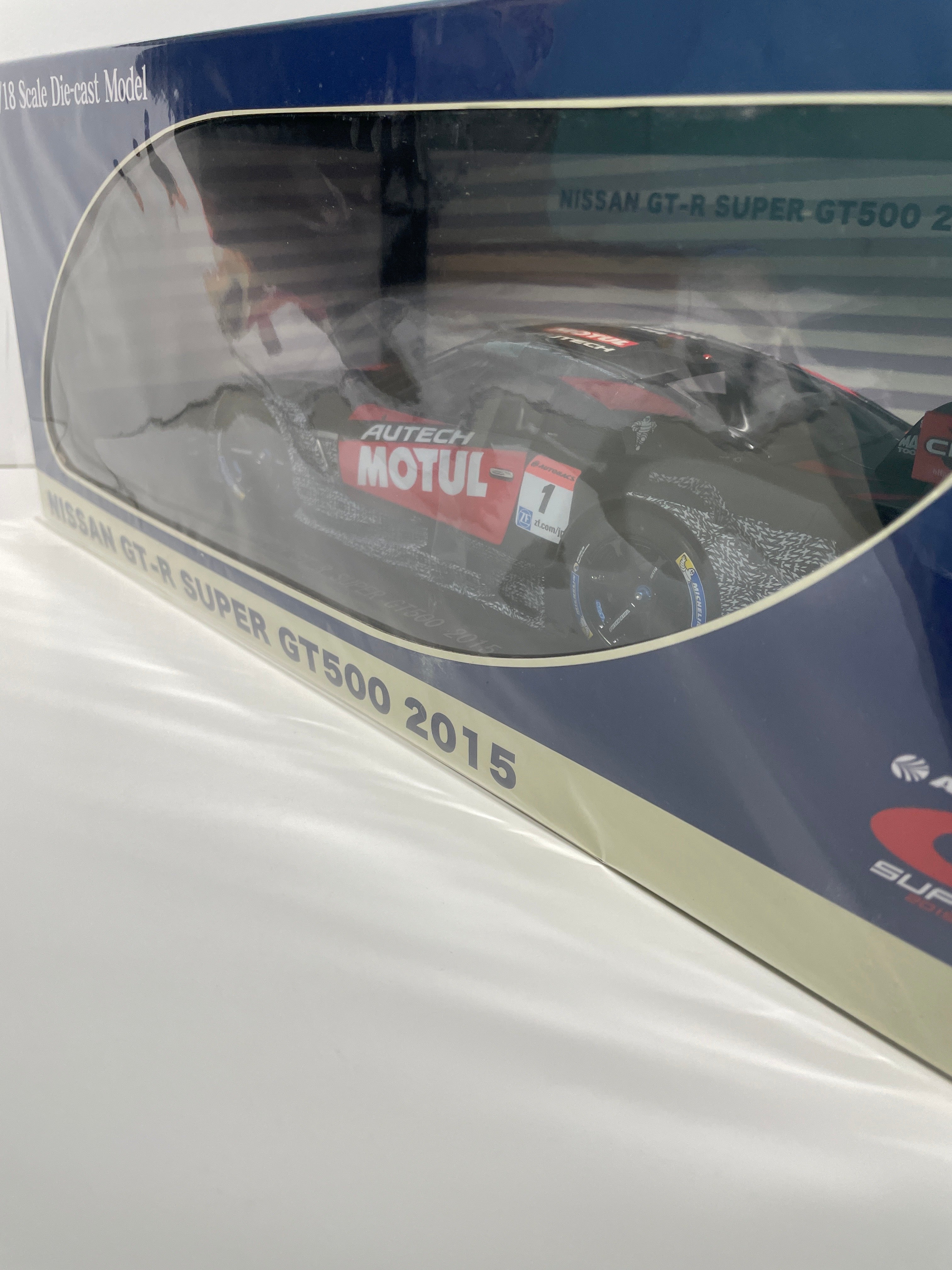 Ebbro 1/18 Nissan GT-R Super GT500 2015 Motul Autech Okayama Test