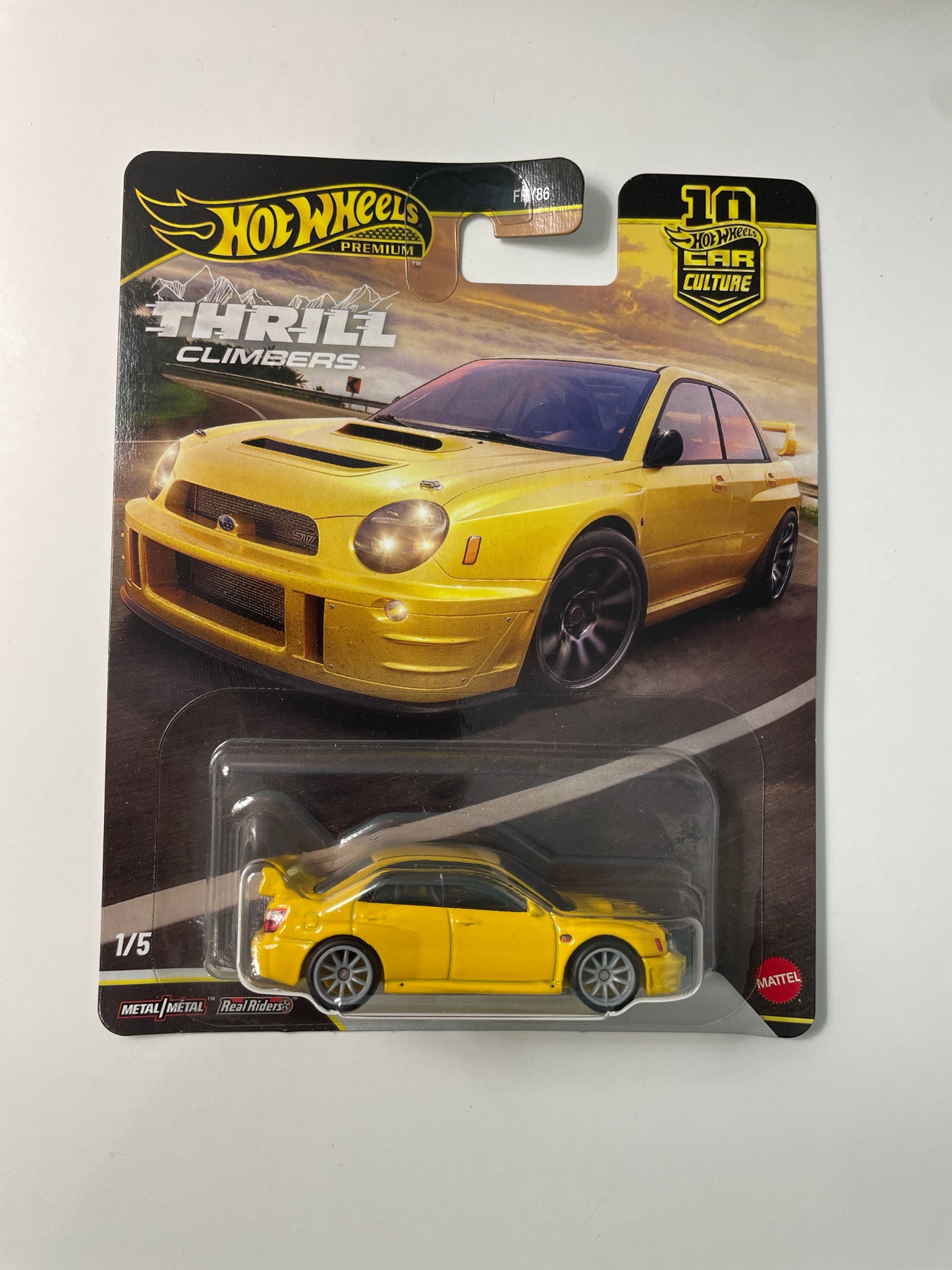 Hot Wheels 1/64 Car Culture Mix Q Thrill Climbers Set of 5 (FPY86-961Q)