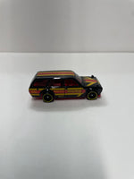 *Loose* Hot Wheels 1/64 ‘71 Datsun 510 Wagon Momo Black & Red