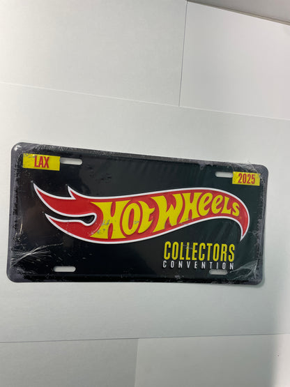 Hot Wheels Convention LAX License Plate