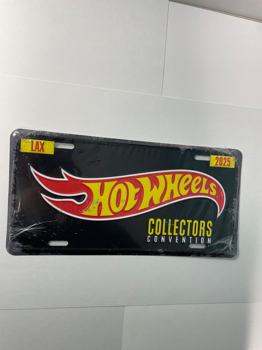 Hot Wheels Convention LAX License Plate