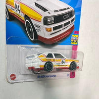 Hot Wheels 1/64 ‘84 Audi Sport Quattro White & Yellow - Damaged Card