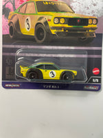 Hot Wheels 1/64 Car Culture Japan Historics 4 Mazda RX-3 Yellow