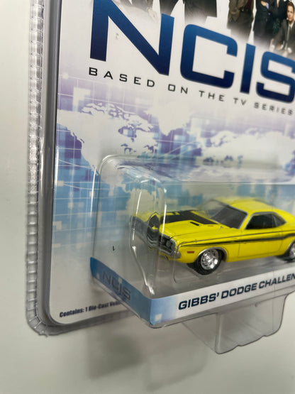 Greenlight 1/64 Hollywood NCIS Gibb’s Dodge Challenger Yellow - 44620-D - Damaged Box
