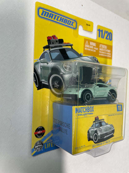 Matchbox Collectors 1/64 2023 Porsche 911 Rallye Teal