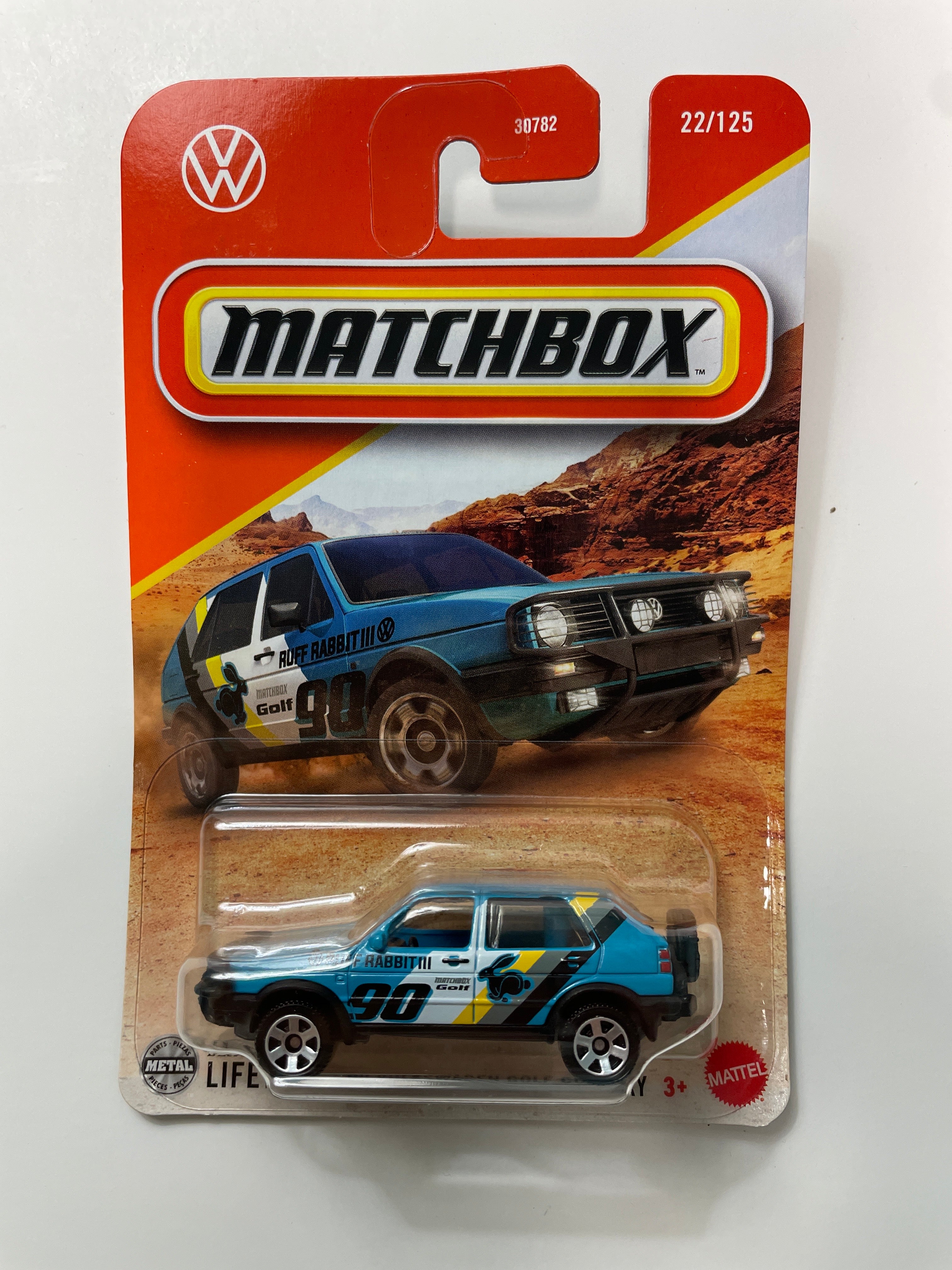 Matchbox 1/64 '90 Volkswagen Golf Country Blue – Flipn Diecast