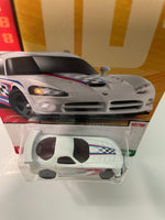 Hot Wheels 1/64 Dodge Viper SRT10 ACR White - Damaged Card
