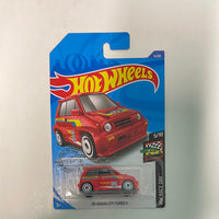 Hot Wheels 1/64 ‘85 Honda City Turbo 2 Red - Damaged Card