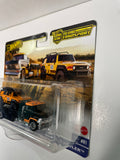 Hot Wheels 1/64 Car Culture Team Transport G Case Toyota FJ Cruiser w/ Horizon Hauler Orange & Black