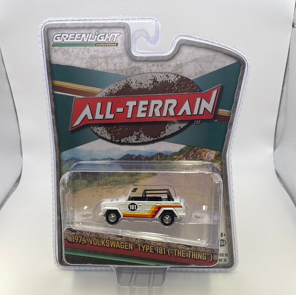 1/64 Greenlight All Terrain Series 15 1974 Volkswagen  Type 181 (The Thing) White