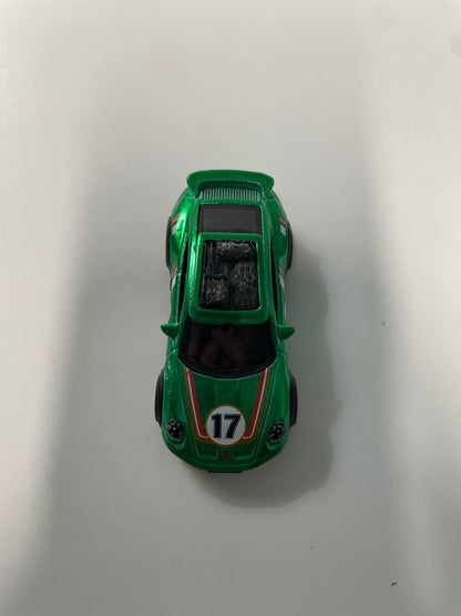 *Loose* Hot Wheels 1/64 Super Treasure Hunt Porsche 911 Rallye Dakar Green