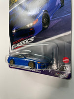 Hot Wheels 1/64 Car Culture Modern Classics Nissan SilEighty Blue - Damaged Card