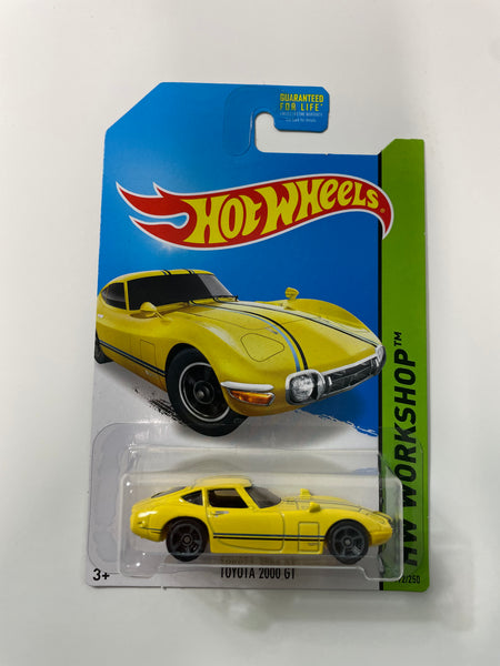 Hot Wheels 1/64 Toyota 2000 GT Yellow