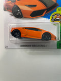 Hot Wheels 1/64 Lamborghini Huracan LP610-4 Orange - Damaged Card