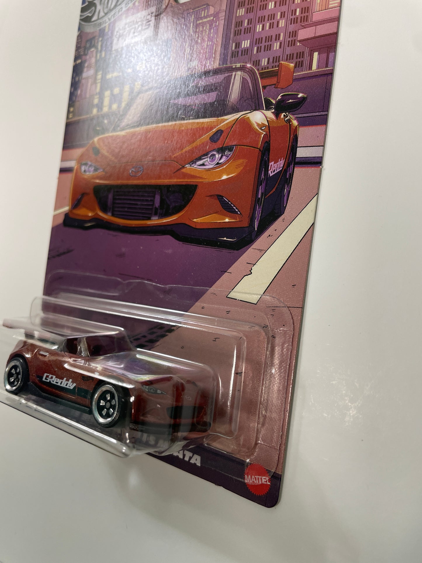 Hot Wheels 1/64 Silver Series Compact Kings '15 Mazda MX-5 Miata Orange - JKX56