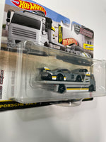 Hot Wheels 1/64 Car Culture Team Transport Legends Tour Porsche 934.5 & Fleet Street Silver