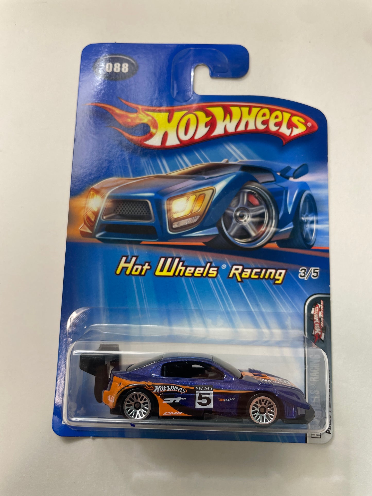 Hot Wheels 1/64 Hot Wheels Racing Toyota Pikes Peak Celica Blue - Damaged Box