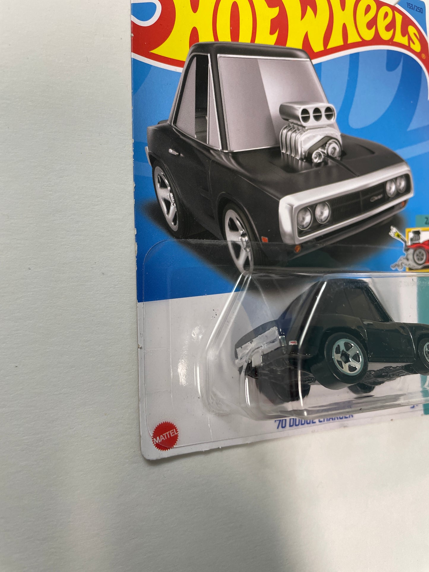 Hot Wheels 1/64 ‘70 Dodge Charger Fast n Furious Black - Damaged Box