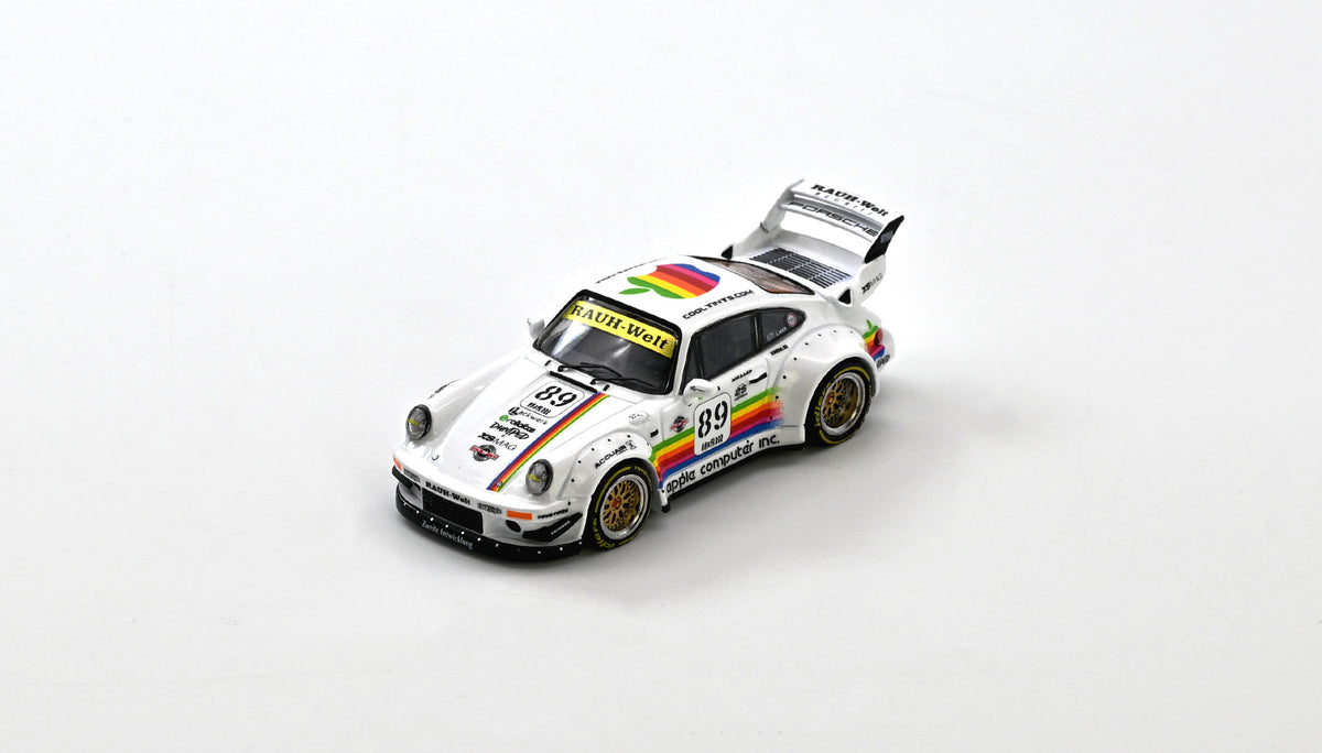Inno64 1/64 Porsche RWB 930 #89 Apple Livery White - IN64-RWB930-APPLE
