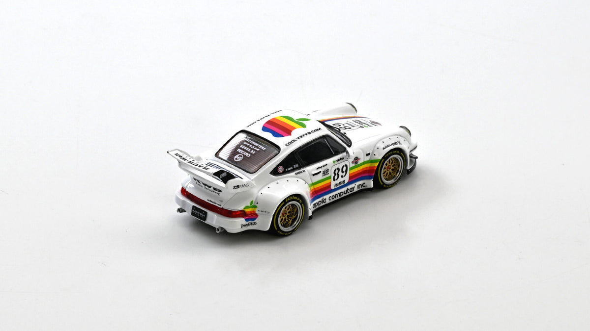 Inno64 1/64 Porsche RWB 930 #89 Apple Livery White - IN64-RWB930-APPLE