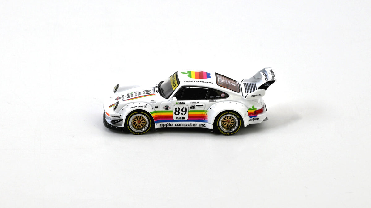 Inno64 1/64 Porsche RWB 930 #89 Apple Livery White - IN64-RWB930-APPLE