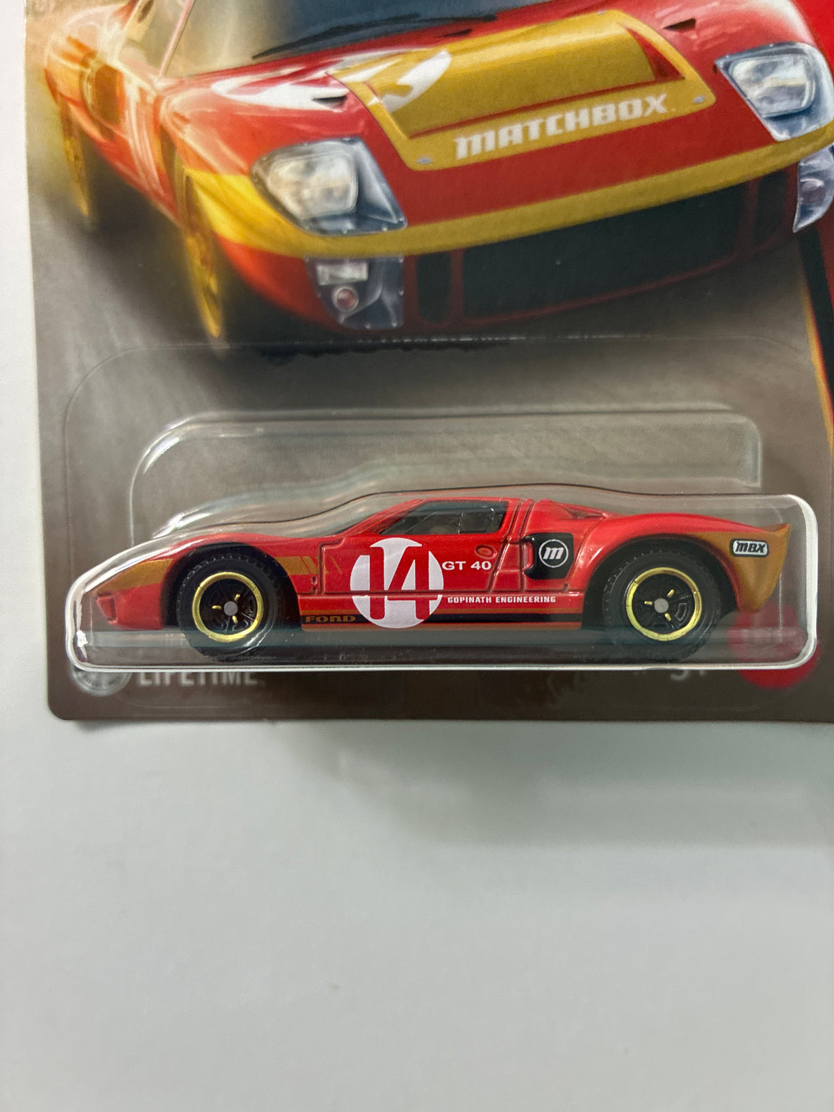 Matchbox 1/64 Super Cars Series 1966 Ford GT40 Red - JJR52