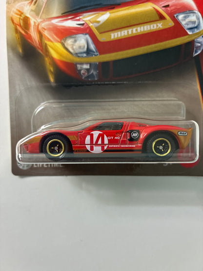 Matchbox 1/64 Super Cars Series 1966 Ford GT40 Red - JJR52