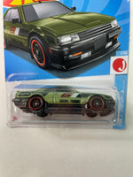 Hot Wheels 1/64 Nissan Skyline RS(KDR30) Green - Damaged Card