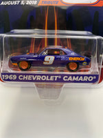 Greenlight 1/64 Hobby Exclusive Hendrick Motorsports Chase Elliott 1969 Chevrolet Camaro #9 Blue