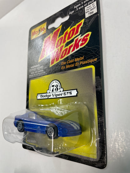 Maisto 1/64 Motor Works Dodge Viper GTS Blue - Damaged Box