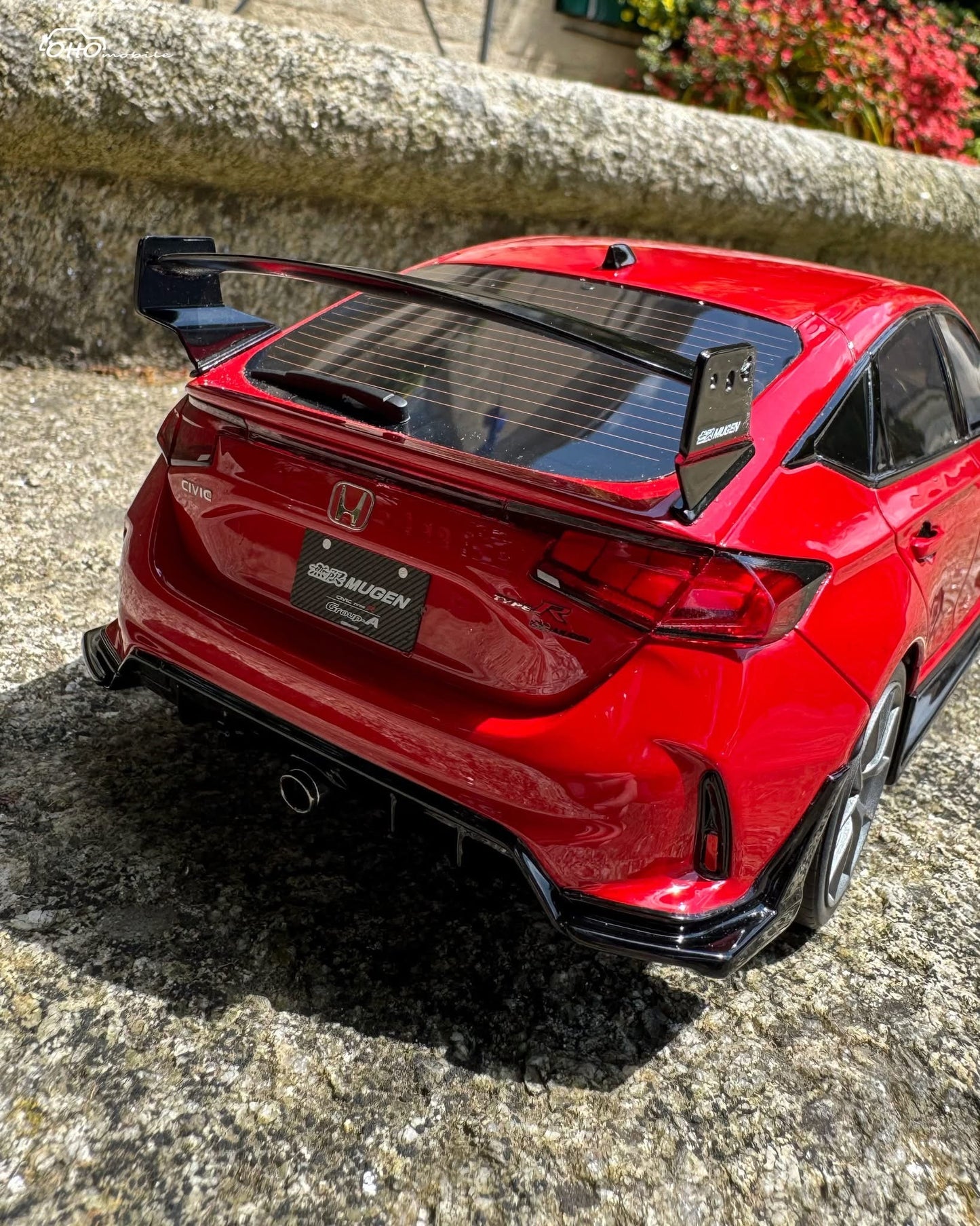Otto Mobile 1/18 Honda Civic Type R FL5 Mugen Resin Series Red