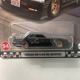 Hot Wheels 1/64 Boulevard Mix U Nissan skyline RS (KDR30) Black