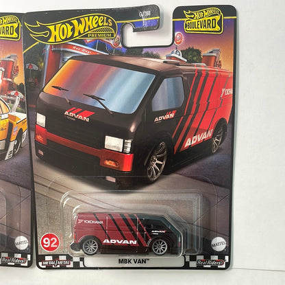 Hot Wheels 1/64 Boulevard Mix U (Set of 5)