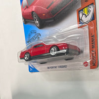 Hot Wheels 1/64 ‘84 Pontiac Firebird Red - Damaged Card