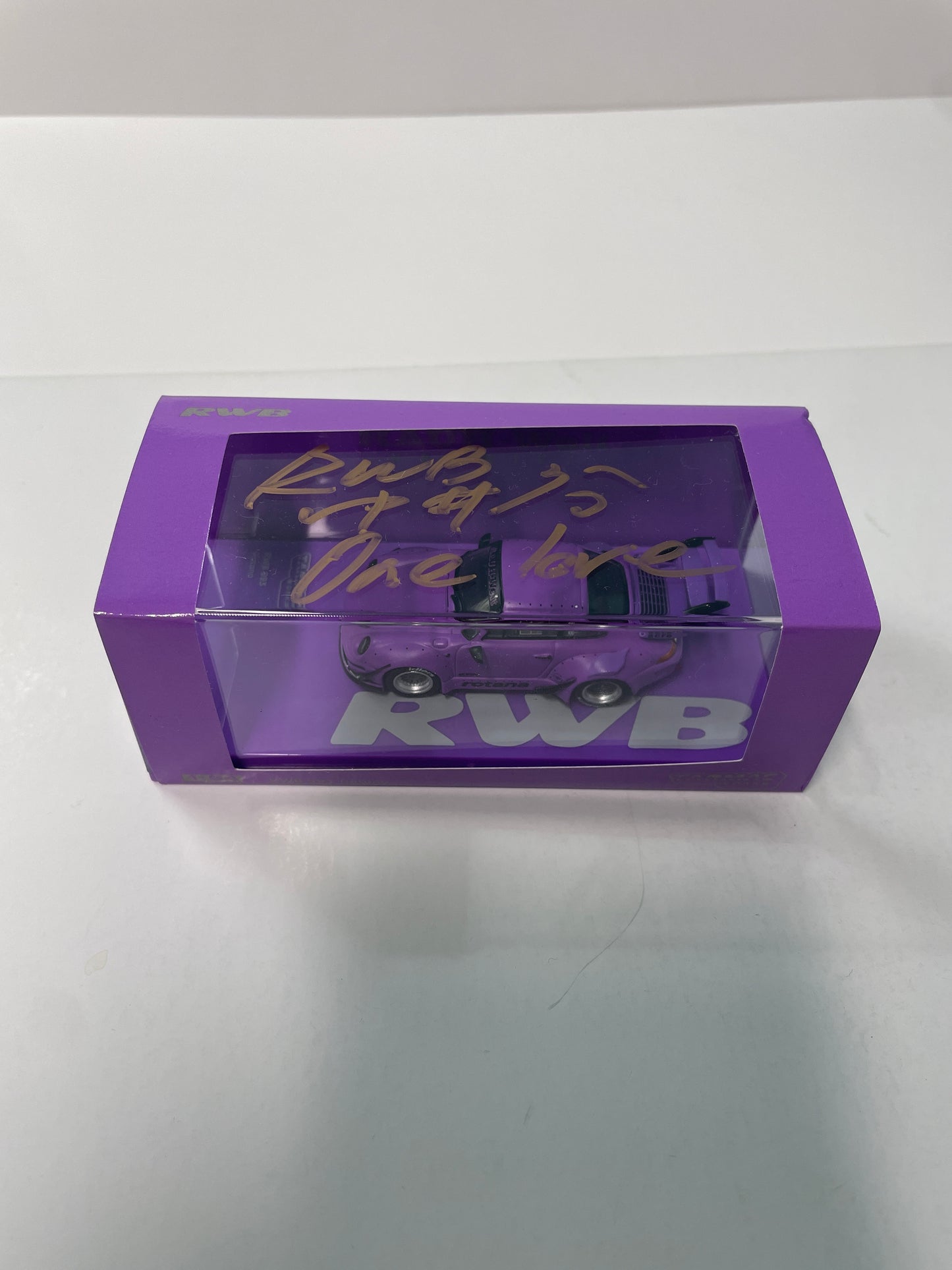 *SIGNED* Tarmac Works 1/64 Porsche RWB 993 Rotana Purple