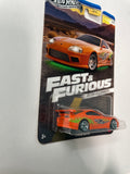 Hot Wheels 1/64 Fast And Furious Brian O’Conner Toyota Supra Orange