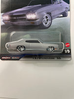 Hot Wheels 1/64 Fast & Furious 1970 Chevelle SS Grey - Damaged Card