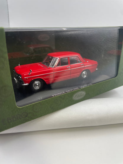 Ebbro 1/43 1965 Prince Nissan Skyline 2000GTB Red