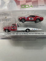 Greenlight x Acme 1/64 Allan Moffat’s #38 1969 Trans Am Mustang w/ Ford F-350 Ramp Truck Red