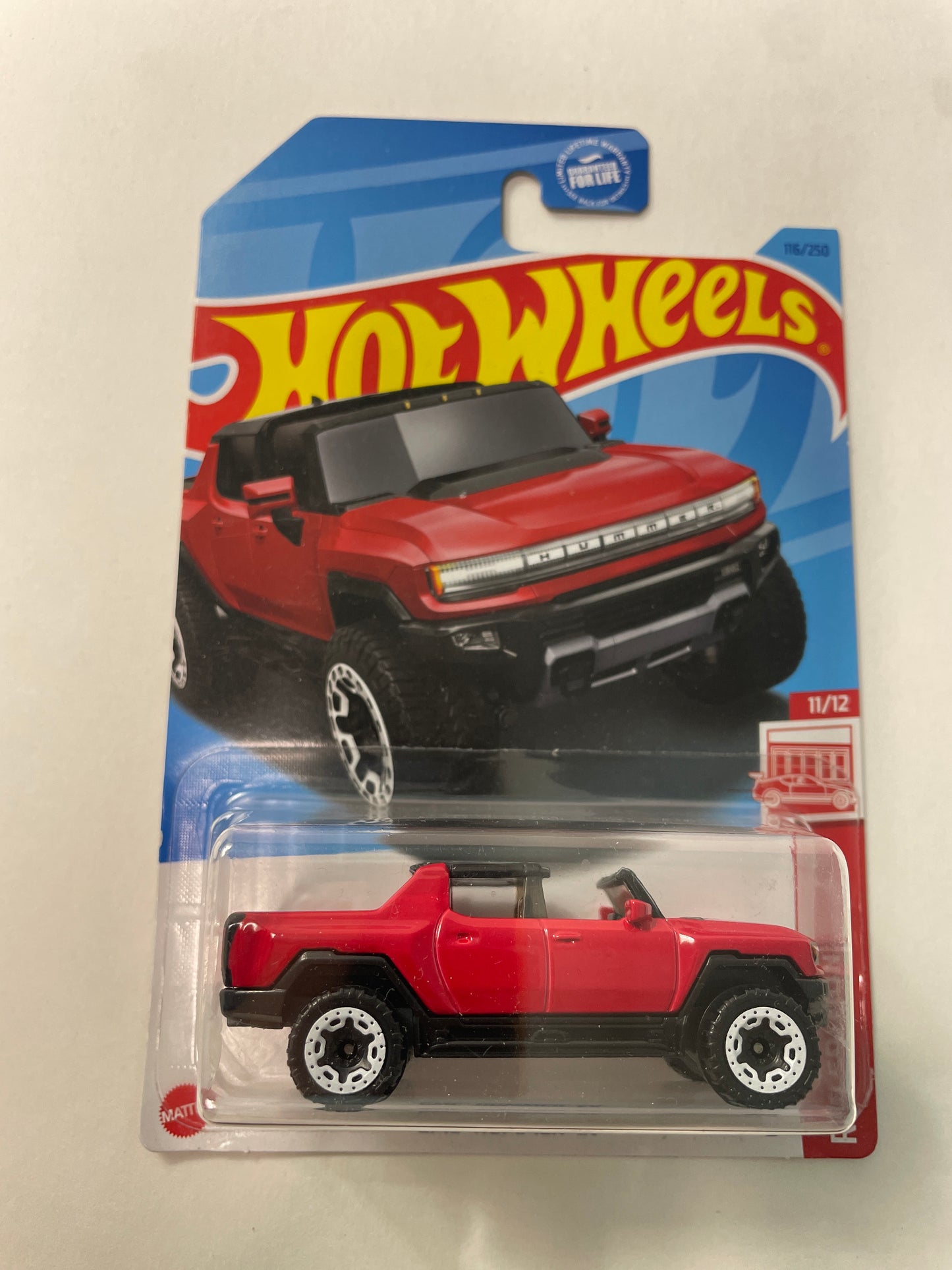 Hot Wheels 1/64 Target Red GMC Hummer EV Red