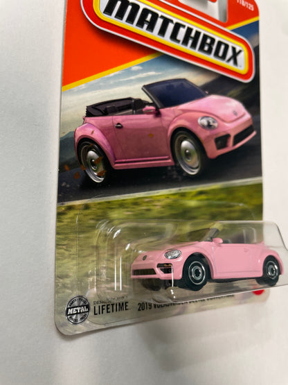 Matchbox 1/64 2019 Volkswagen Beetle Convertible Pink
